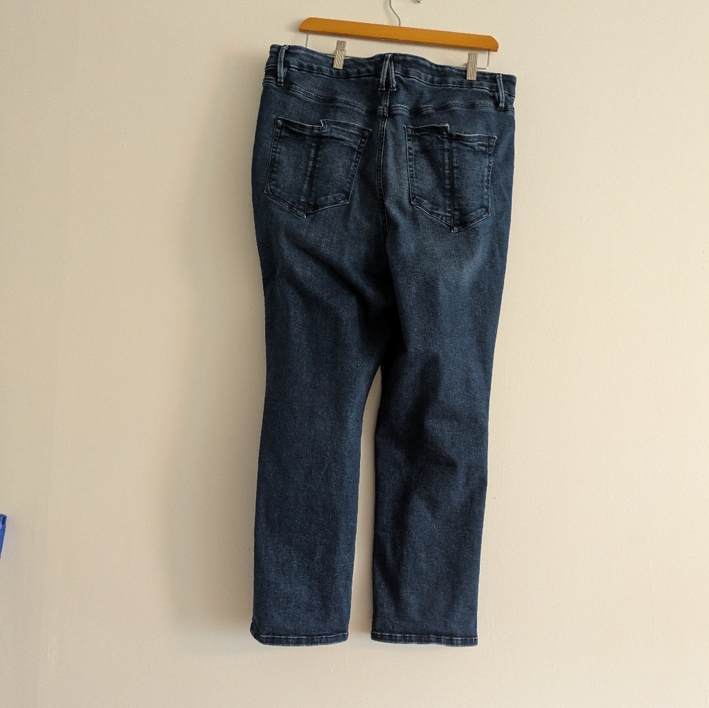 Good American Good Legs Cigarette Blue Jeans Size 18 - Picture 6 of 12